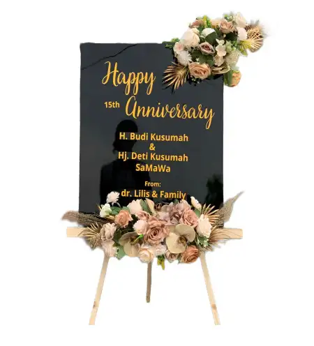 Papan Bunga Akrilik Poris Gaga