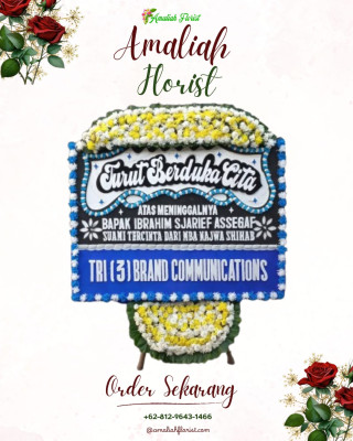 Papan Bunga Duka di Poris Gaga